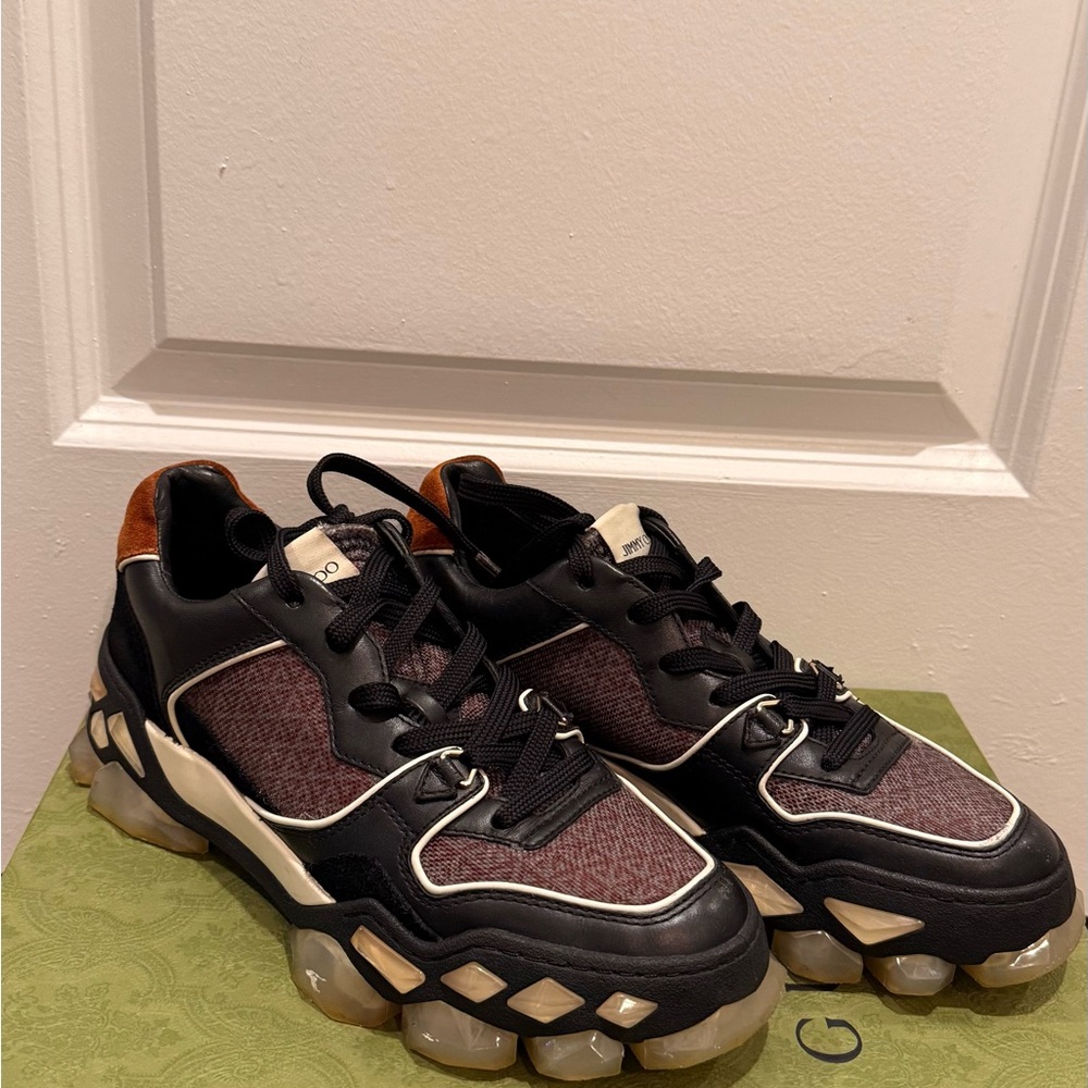 Stylish Black and Brown Men's Sneakers